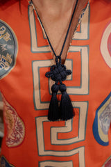 Connie Rope Tassel Adjustable Necklace - Lisi Lerch