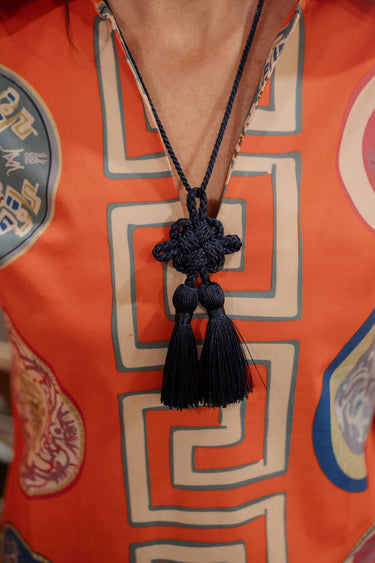 Connie Rope Tassel Adjustable Necklace - Lisi Lerch