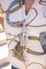 Connie Rope Tassel Adjustable Necklace - Lisi Lerch
