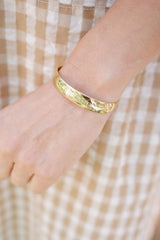 Cuff - Beach Tag - 18k Gold Plated - Lisi Lerch
