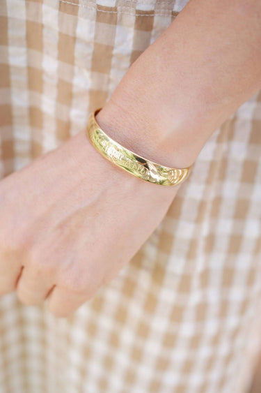 Cuff - Beach Tag - 18k Gold Plated - Lisi Lerch