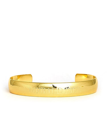Cuff - Beach Tag - 18k Gold Plated - Lisi Lerch