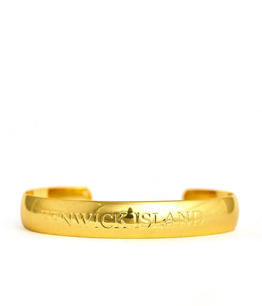 Cuff - Beach Tag - 18k Gold Plated - Lisi Lerch