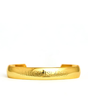 Cuff - Beach Tag - 18k Gold Plated - Lisi Lerch