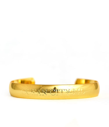 Cuff - Beach Tag - 18k Gold Plated - Lisi Lerch