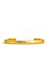 Cuff - Beach Tag - 18k Gold Plated - Lisi Lerch