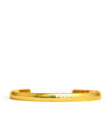Cuff - Beach Tag - 18k Gold Plated - Lisi Lerch