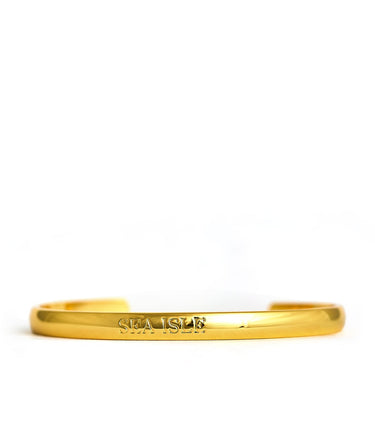 Cuff - Beach Tag - 18k Gold Plated - Lisi Lerch