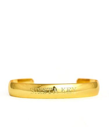 Cuff - Beach Tag - 18k Gold Plated - Lisi Lerch