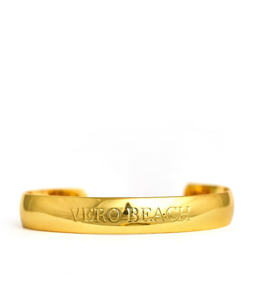 Cuff - Beach Tag - 18k Gold Plated - Lisi Lerch