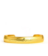 Cuff - Beach Tag - 18k Gold Plated - Lisi Lerch