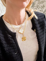 Dakota Necklace - 18k Plated - Mother of Pearl - Kristin Kennedy Collection - Lisi Lerch