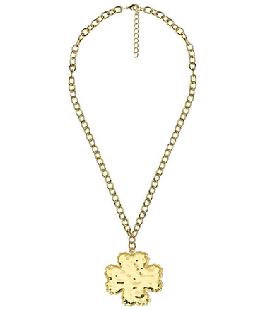 Dallas - Clover Necklace - 18k Gold Plating - Lisi Lerch