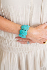 Esme Acrylic Stretchy Cuff Bracelet - Lisi Lerch