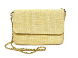 Foldover Straw Bag- Sample Sale- Final Sale - Lisi Lerch