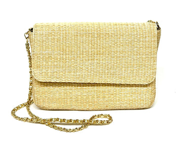 Foldover Straw Bag- Sample Sale- Final Sale - Lisi Lerch
