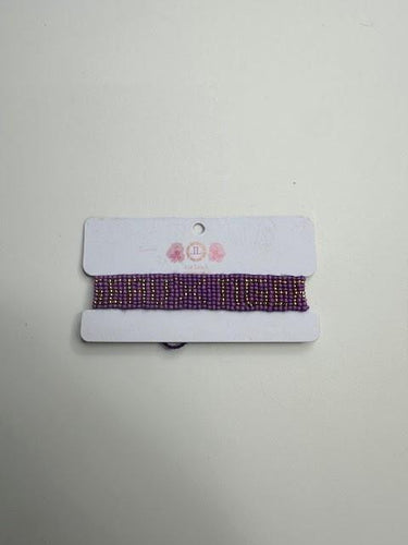Geaux Tigers Beaded Bracelet- Sample Sale Final Sale