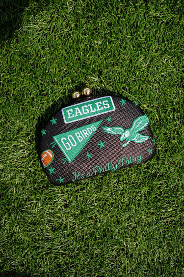 GO BIRDS - Embroidered Clutch - Lisi Lerch