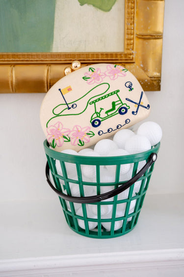 Golf Clutch - Embroidered - Lisi Lerch