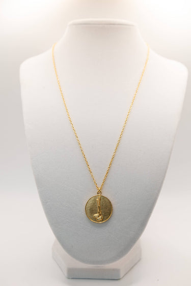 Golf Coin Pendant Necklace - Sample Sale- FINAL SALE - Lisi Lerch