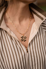 Grace Necklace - 18k Plated Paper Clip Chain - Kristin Kennedy Collection - Lisi Lerch