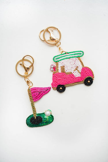 HandBeaded - Key Chain - Bag Charm - Sample Sale - Final Sale - Lisi Lerch
