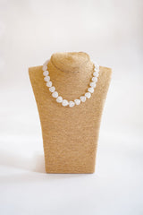 Heart - 14MM - Quartz Beaded Necklace - Lisi Lerch