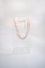 Heart - 14MM - Quartz Beaded Necklace - Lisi Lerch