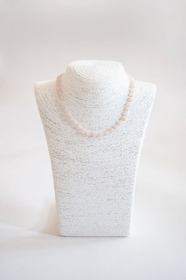 Heart - 14MM - Quartz Beaded Necklace - Lisi Lerch