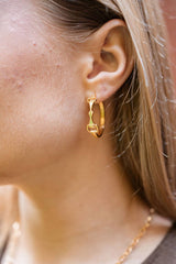 Horsebit Huggie Hoop - Lisi Lerch