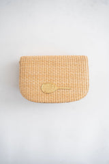Ivy Straw Clutch - Gold Charm - Lisi Lerch