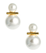 James Stud - Pearl - 18k Gold Plated - Kristin Kennedy Collection - Lisi Lerch