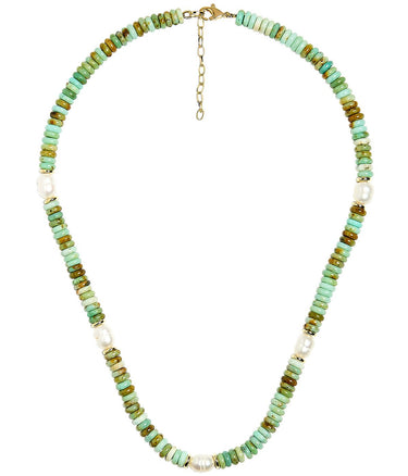Jenny - Quartz Beaded Necklace with freshwater Pearl - Lisi Lerch