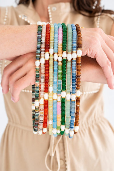 Jenny - Quartz Beaded Necklace with freshwater Pearl - Lisi Lerch