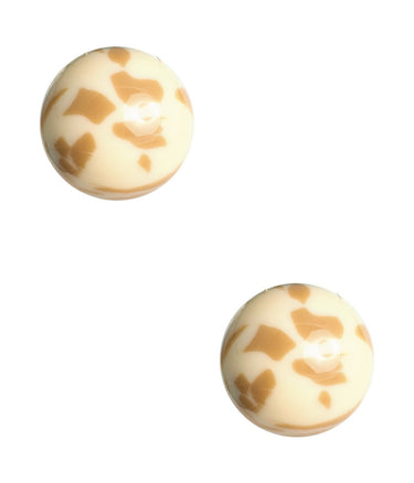 Judy Acrylic Ball Stud - 18k Gold Plated - Lisi Lerch