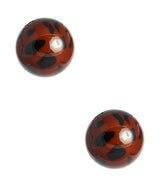 Judy Acrylic Ball Stud - 18k Gold Plated - Lisi Lerch