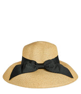 Julie Hat - Packable Straw Hat With Bow - Lisi Lerch