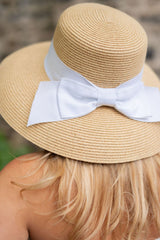 Julie Hat - Packable Straw Hat With Bow - Lisi Lerch