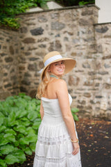 Julie Hat - Packable Straw Hat With Bow - Lisi Lerch