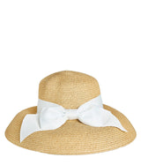 Julie Hat - Packable Straw Hat With Bow - Lisi Lerch