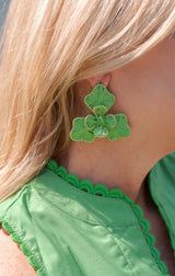 Kaia - Raffia Flower Earring - Lisi Lerch