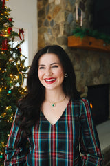 Kelly - Emerald Stud Earrings - 18k Gold Plated - Belle of the Ball Collection - earring - Lisi Lerch