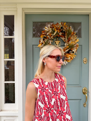 Kennedy Earrings - Rhinestone & Pearl - 18k Gold Plated - Kristin Kennedy Collection - Lisi Lerch