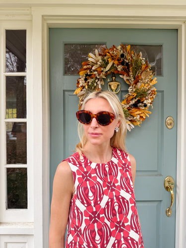 Kennedy Earrings - Rhinestone & Pearl - 18k Gold Plated - Kristin Kennedy Collection - Lisi Lerch