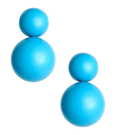 Large Audrey Stud Earring Turquoise - Belle of the Ball Collection - Lisi Lerch