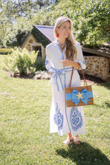 Large Charlotte - Capri Fluffy Bow with Starfish - Lisi Lerch