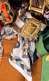 Large Gold Scarf Cuff - Evie - Lisi Lerch