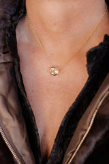 Large Oval Bezel Necklace - Lisi Lerch