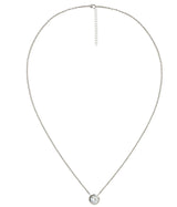 Large Rhinestone Bezel Necklace - 18k Gold Plated - Lisi Lerch