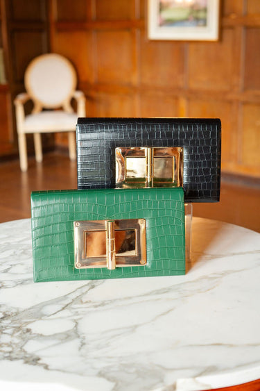 Lillian Croc Clutch - Lisi Lerch